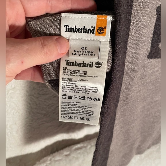 Timberland Scarf Light and Dark Brown - Picture 2 of 4